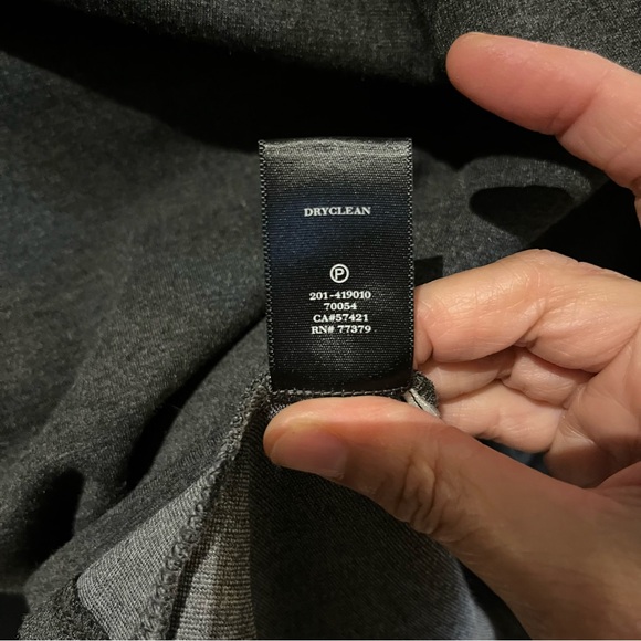 Ann Taylor Wide Boat Neck Short Sleeve Top Size Small in Dark Grey - Picture 6 of 8